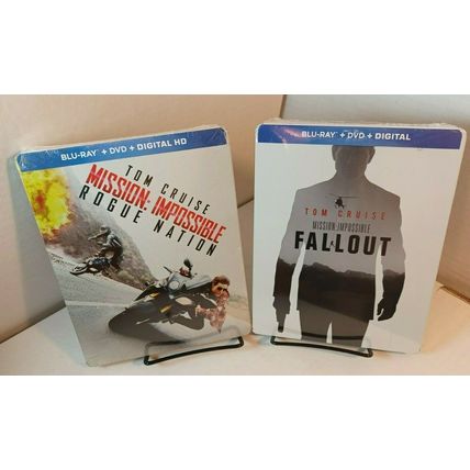 Mission Impossible 5 and 6 Steelbooks (Blu-ray+DVD+Digital) NEW - Box Shipping