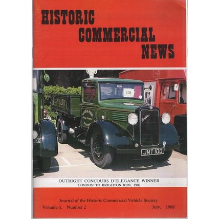 Historic Commercial News, Volume 3 No. 2 July 1988