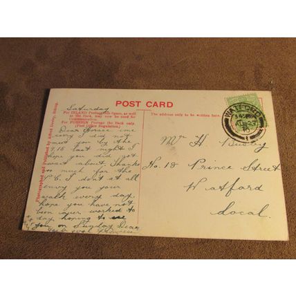 1910 fr Alfred Dewey Postcard - St Johns Church, Sidcup - Kent