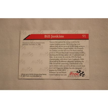 Bill Jerkins 1993 Finish Line NO. 91