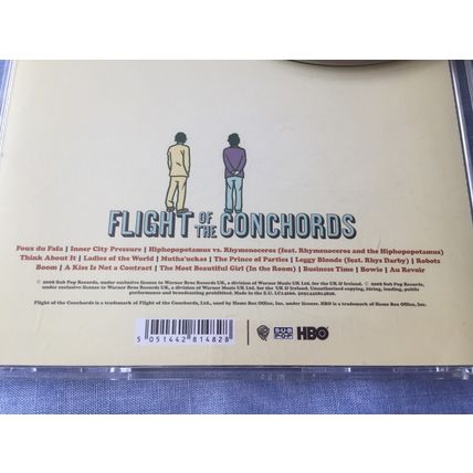 FLIGHT OF THE CONCHORDS (2008 15-Track CD from New Zealand's Folk Parody Duo)