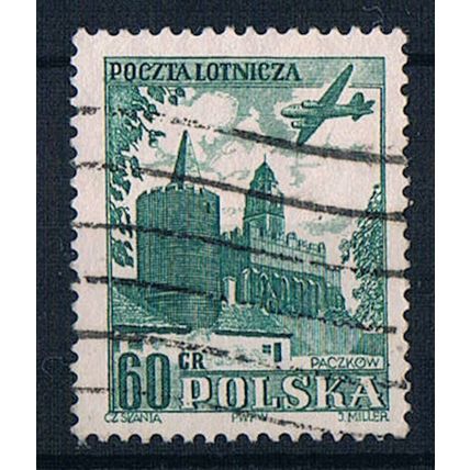 Poland 1954 SG860 PO16 Air Poczta Lotnicza 60g Used Stamp