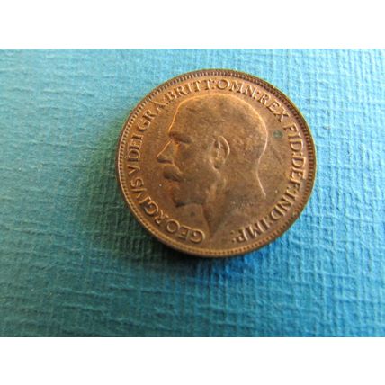 1919 GEORGE V FARTHING FREE POST. (uebid)