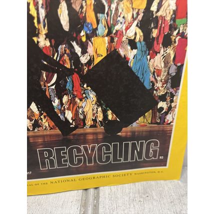 National Geographic Magazine July 1994 Recycling - Vintage Collectable