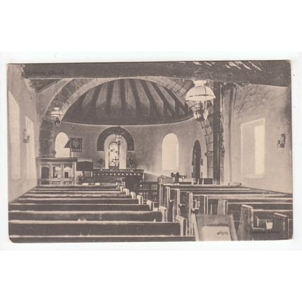 Wythburn Church Interior Postcard Cumbria