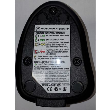 Motorola NTN1869A Dual Charger for i60 i90 i95 Mike Cell Phones New Old Stock