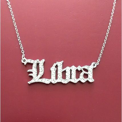 NEW Silver tone Gothic Zodiac Rhinestone Pendant Necklace - Nickel Free