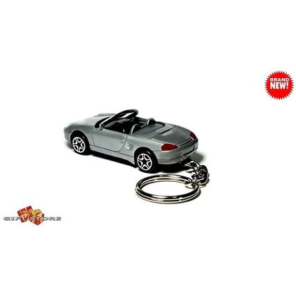 RARE KEYCHAIN SILVER PORSCHE BOXSTER/S CUSTOM GREAT GIFT or DESK DISPLAY