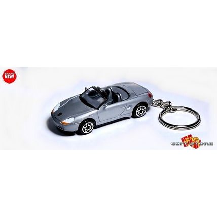 RARE KEYCHAIN SILVER PORSCHE BOXSTER/S CUSTOM GREAT GIFT or DESK DISPLAY