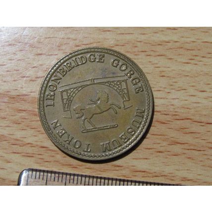 Ironbridge Gore 1d penny 1987 Token (e680)