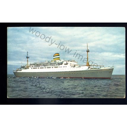 LS3240 - Holland-America Liner - Maasdam - postcard