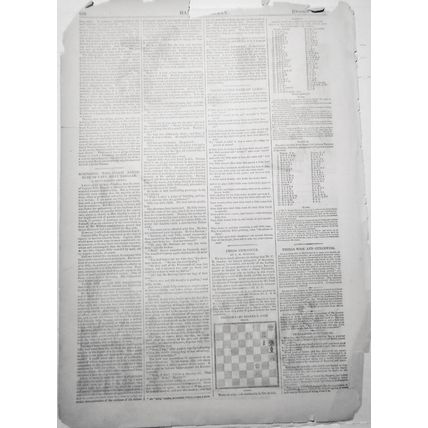 Boulogne .. Story & 4 Prints - Harper's Weekly - October 2, 1858 Original