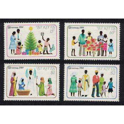 St. Kitts Christmas 4v 1984 MNH SG#165-168