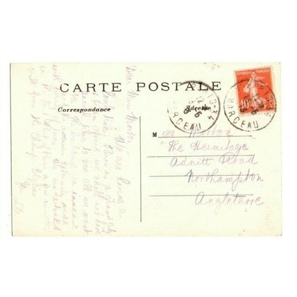 Postcard France Paris L'Opera used 1913 with PARIS postmark very good condition