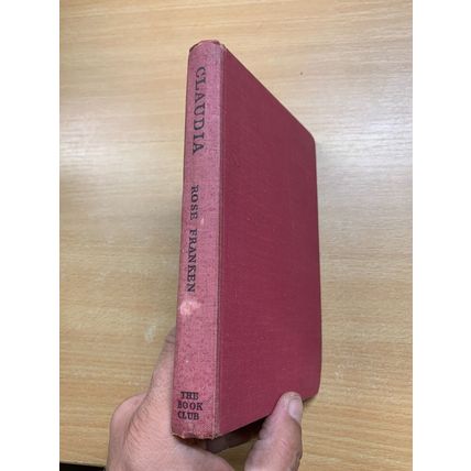 RARE* VINTAGE ROSE FRANKEN "CLAUDIA" BOOK CLUB FICTION HARDBACK BOOK (P3)