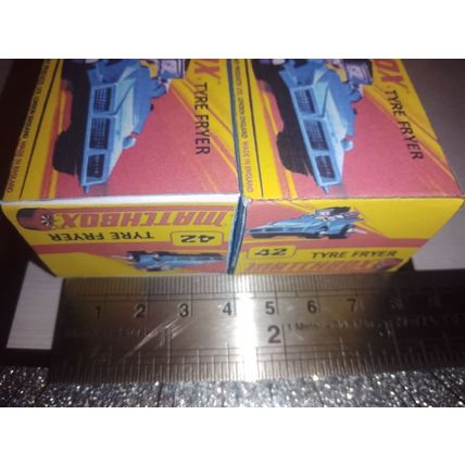 Matchbox - No42 Tyre Fryer Replica / Reproduction box