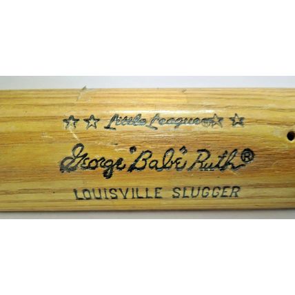 Vintage Babe Ruth Louisville Slugger Bat Coat Hat Rack