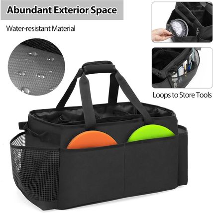 Detailing Bag with Polisher Carry Bag, Large Detail Bag Car Care Box for Auto De
