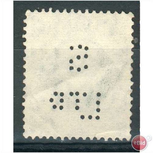 GB stamps 1937-47 KGV1 - 9d SG473 perfin - 1