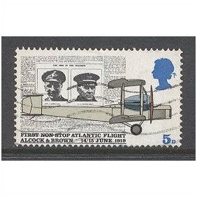 SG791 5d Page from Daily Mail and Vickers FB-27 Vimy Aircraft.Fine Used.sortedb