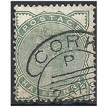 1880 SG164 1/2d Deep Green Fine Used crisp Cork Cancel . . .