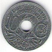 FRANCE 10 CTS 1941