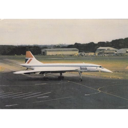 British Airways Concorde Aircraft Postcard (A11838)