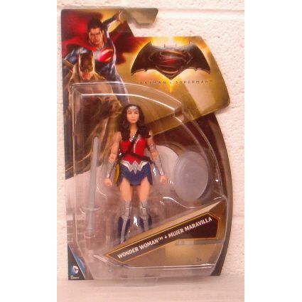 BATMAN vs SUPERMAN MOVIE ' WONDER WOMAN ' VARIANT SILVER action figure