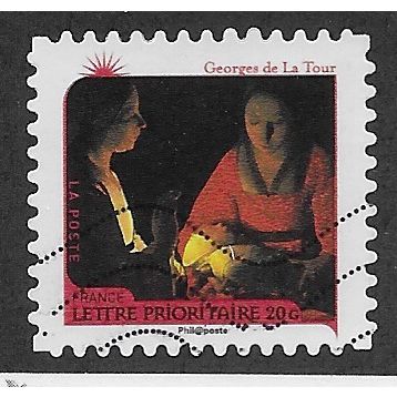 FRA 2011 (60c)(S/A) 'CHRISTMAS - GEORGES DE LA TOUR' FINE USED (EBID56-626)