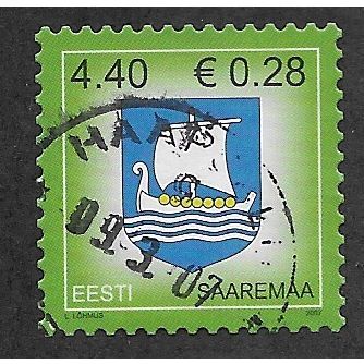 EST 2007 4.40K (S/A) 'ARMS - SAARAREMAA' FINE USED (EBID63-604)