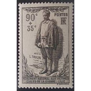 FRANCE: 1939 War Victims Monument Fund: SG632 MH