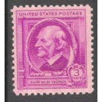 861 3c Ralph Emerson Fine MNH Q7386
