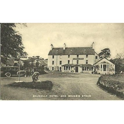 Argyllshire DALMALLY HOTEL Postcard (Valentine 86114)