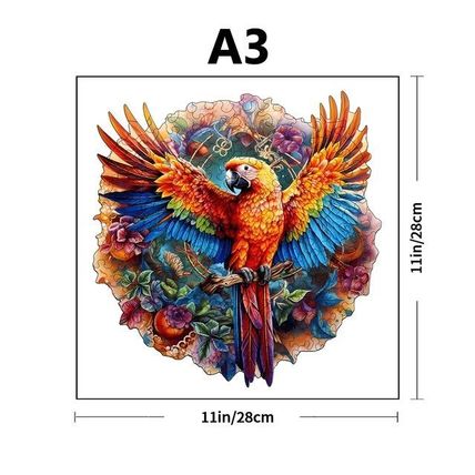 Hummingbird Wooden Puzzle 27 CM * 27 CM 180 PCs Animal jigsaw Puzzle Kids Adult
