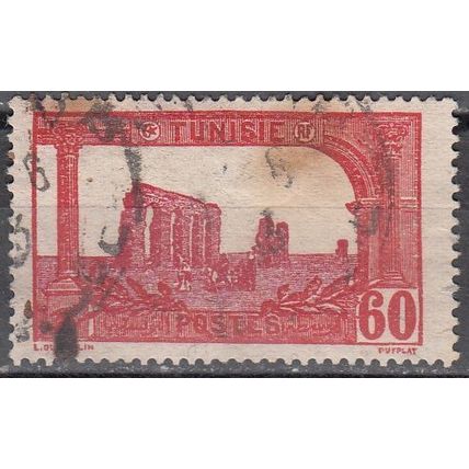 Tunisie 1921 Michel 81 O Cote (2005) 0.40 € Aqueducs de Zaghouan Cachet rond
