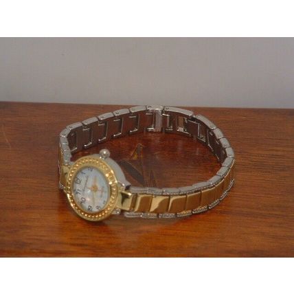 New Women’s Gold & Silver Analog Dress Watch