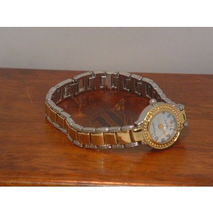 New Women’s Gold & Silver Analog Dress Watch