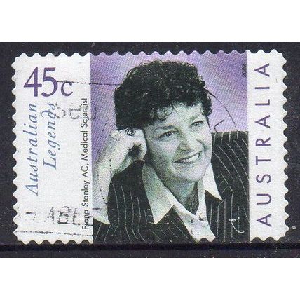 Australia 2002 Australian Legends of Medicine - Fiona Stanley 45c s/a Used