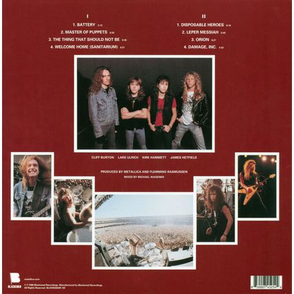 Master of Puppets by Metallica Battery Brick Walmart Exclusive Vinyl NEW SEALED