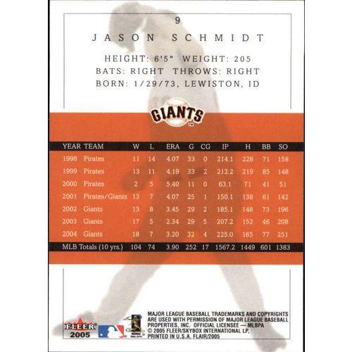 2005 Flair Jason Schmidt #9
