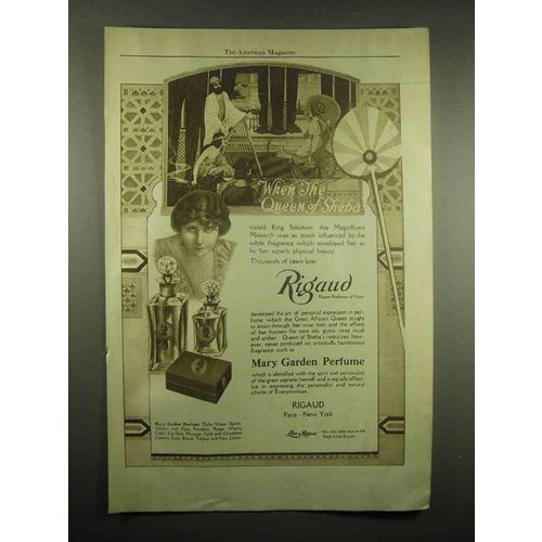 1917 Rigaud Mary Garden Perfume Ad - Queen of Sheba