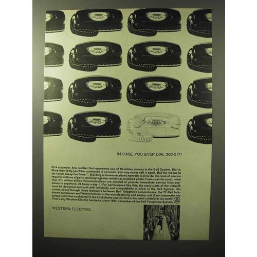 1964 Western Electric Ad - In Case You Ever Dial