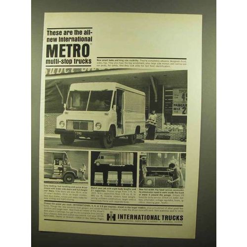1965 International Harvester Trucks Ad - Metro