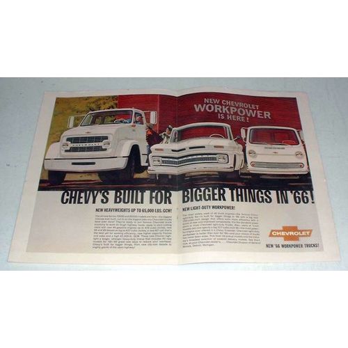 1966 Chevrolet 70000 & 80000 Series Truck Ad