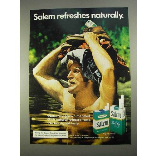 1974 Salem Cigarettes Ad