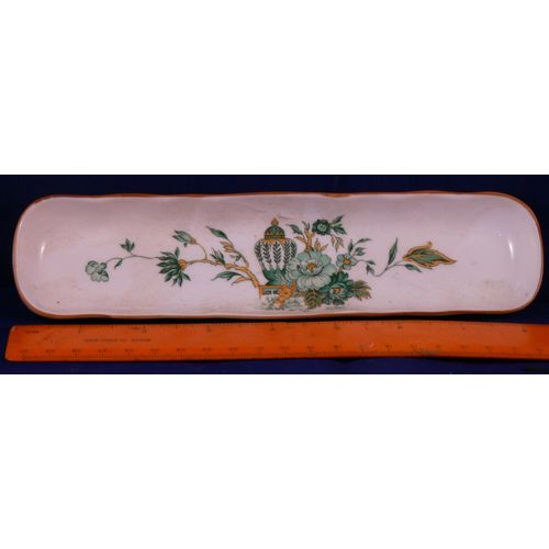 Vintage Crown Staffordshire Kowloon Pen Tray Trinket Dish