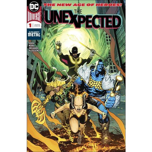 The Unexpected (2018) #1 DC METAL Firebrand KILLER CROC