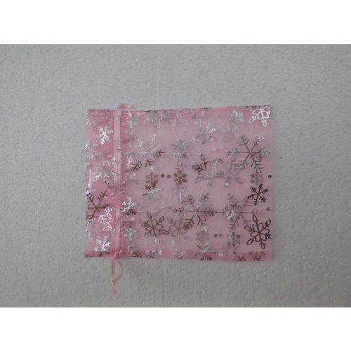 8 Organzabeutel,14x18cm,Organzasäckchen,Tü  ten,rosa
