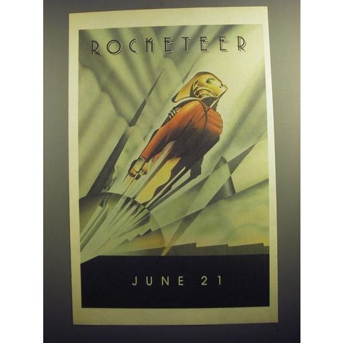 1991 Rocketeer Movie Ad - Rocketeer June 21
