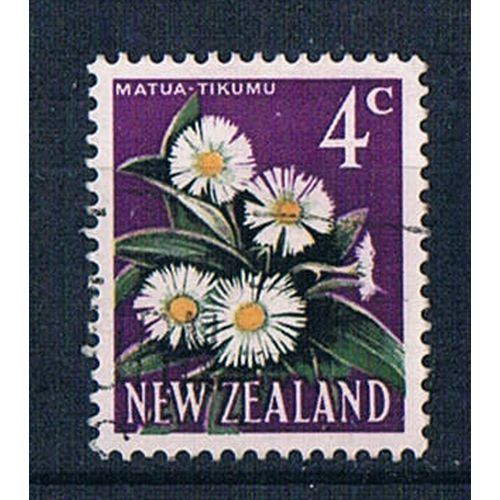 New Zealand 1967 SG850 nz27 Mountain Daisy 4c Used Stamp